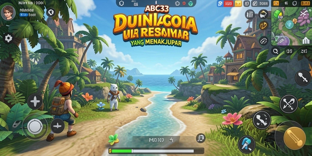 Tampilan gameplay menakjubkan dari dunia terbuka ABC33.