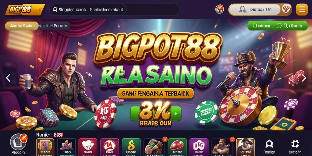 Tangkapan layar dari permainan Kasino BIGPOT88 yang menampilkan grafik menarik.