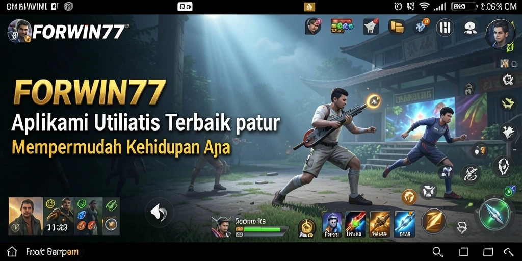 Tampilan screenshot FORWIN77 yang menampilkan antarmuka aplikasi yang intuitif.
