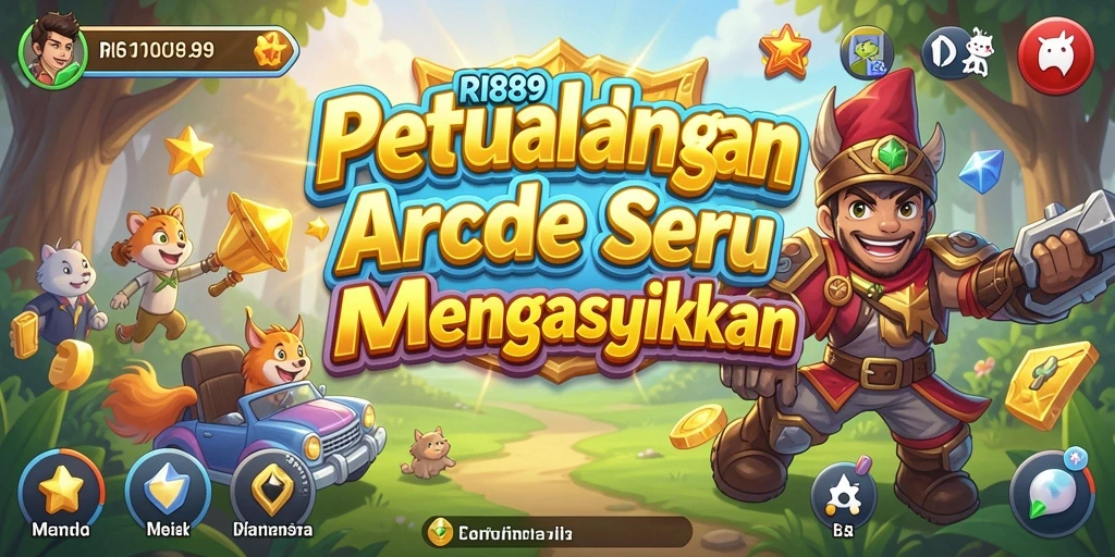 Tampilan gameplay utama RI889 yang menarik dan seru.