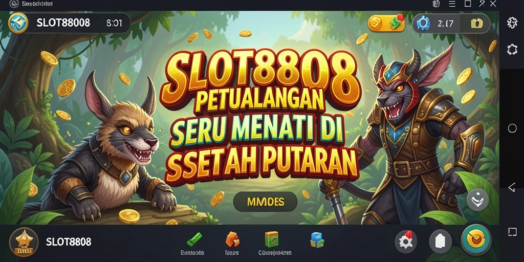 Tampilan gameplay SLOT8808 yang penuh petualangan dan tantangan.