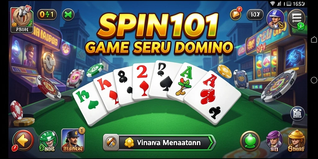 Tampilkan gameplay seru dalam SPIN101 yang menyenangkan.