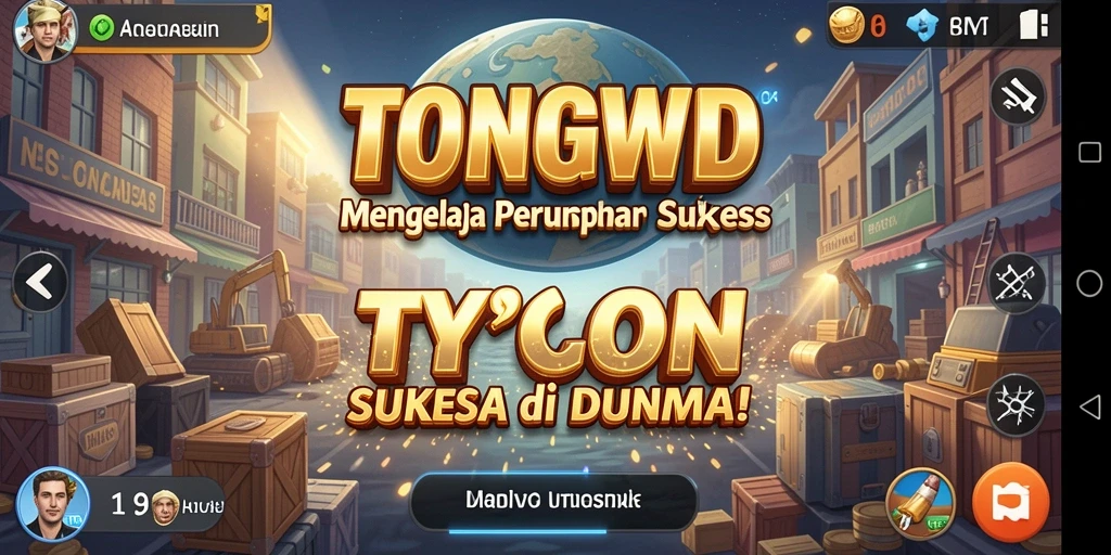 Tampilan gameplay Tycoon yang menarik dalam TONGWD.