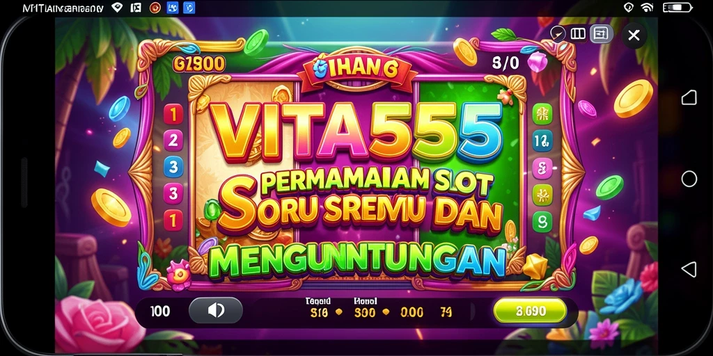 Tangkapan layar VITA555 menampilkan suasana permainan Slot yang menarik.